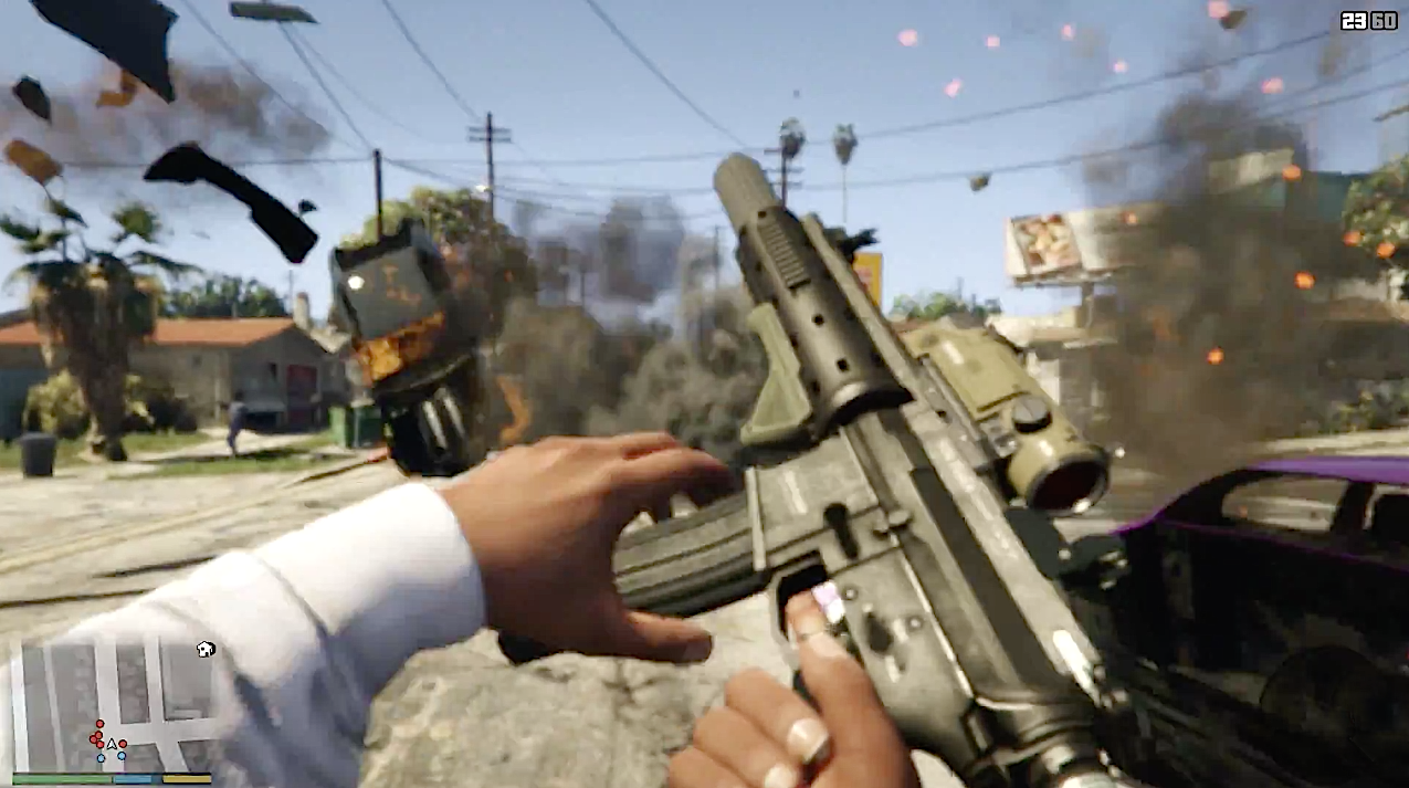 Gta 5 first person shooter фото 3