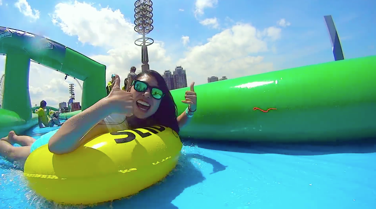 Onsen Aqua Slide Juste un Toboggan Alimenté à l'Eau de Source